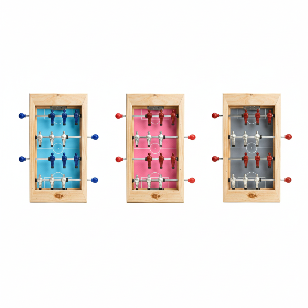 POCKET FOOS - Mini Taca-Taca de interior - (CELESTE)